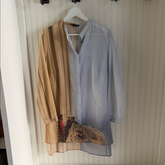 Akris Monte Carlo Scene Button Down Blouse - Picture 2 of 8